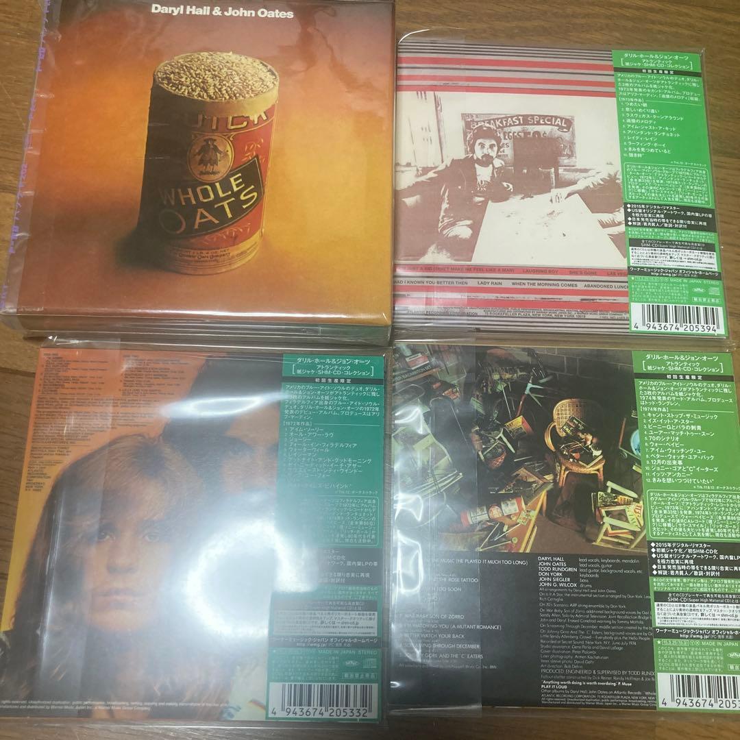 ホールアンドオーツ紙ジャケ3タイトル　収納BOX付　未開封美品