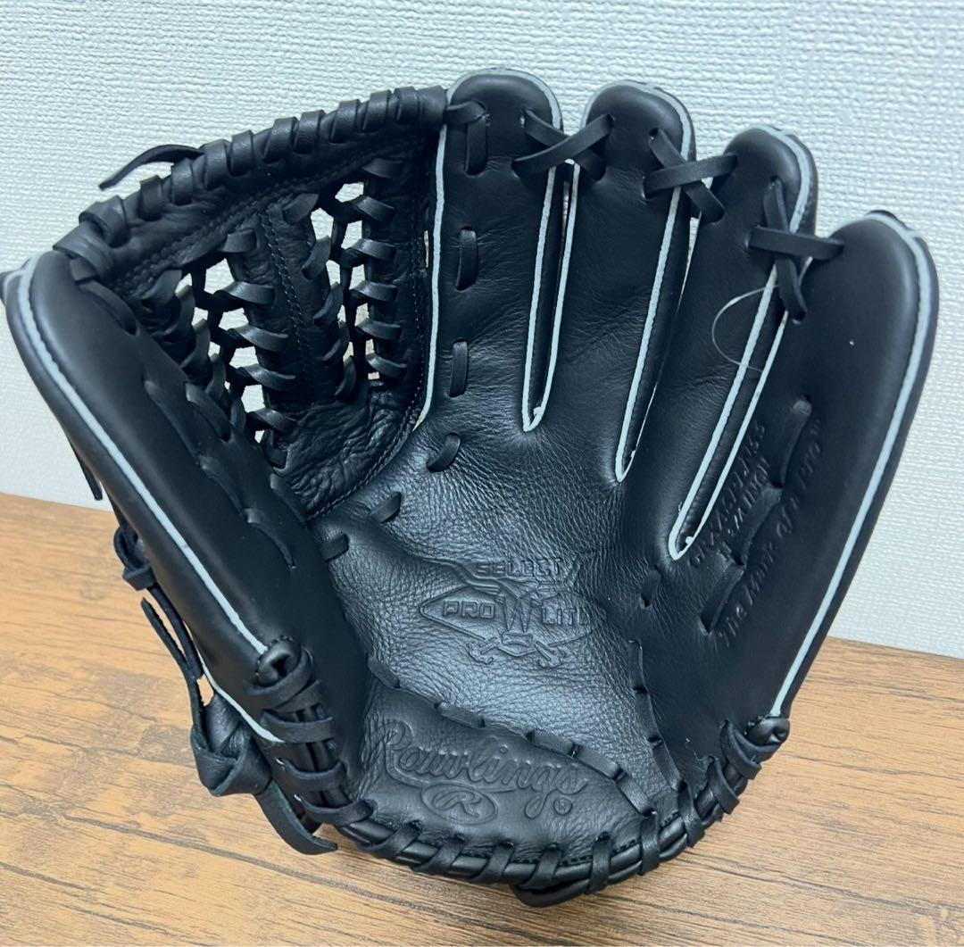 【タグ付き未使用品】一般軟式 グローブ ローリングス オールラウンド ブラック