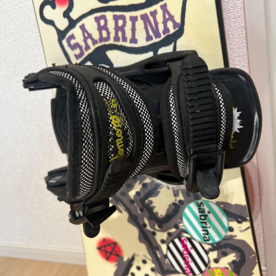SABRINA SALOMON スノーボード 124cm ビンディングセット