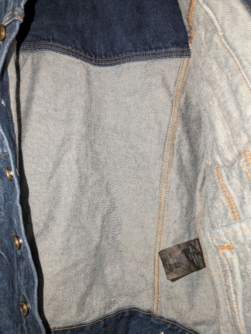 SAINT LAURENT マルチ ワッペン デニムジャケット M