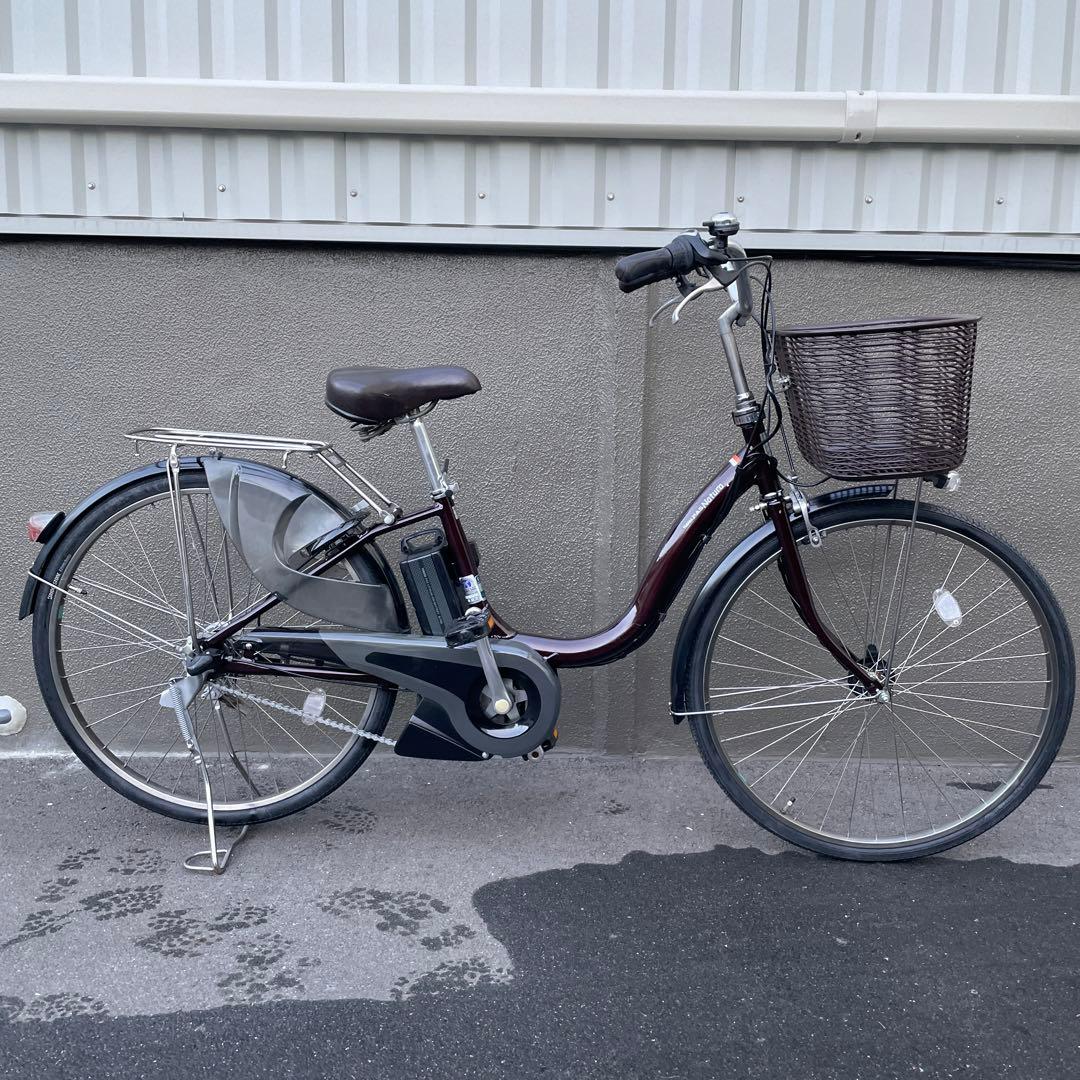 ヤマハ電動アシスト自転車ブラウン