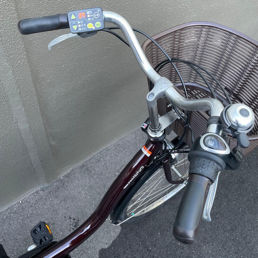 ヤマハ電動アシスト自転車ブラウン