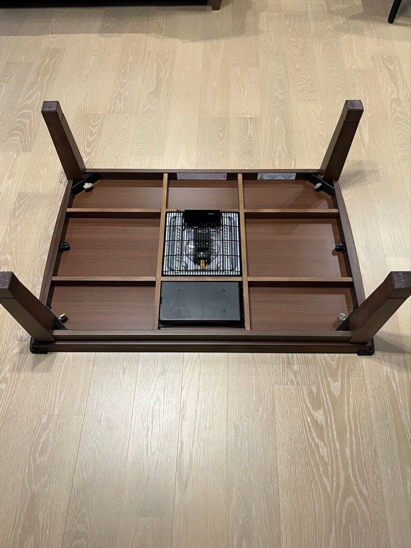 コイズミ KTR-3477 家具調こたつ （120×80cm）　ウォールナット