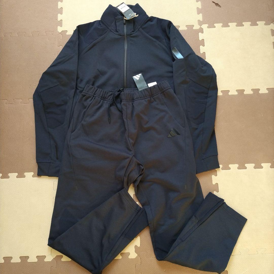 【新品未使用】ADプレミアム ダブルニット トラックジャケット&パンツ L　上下