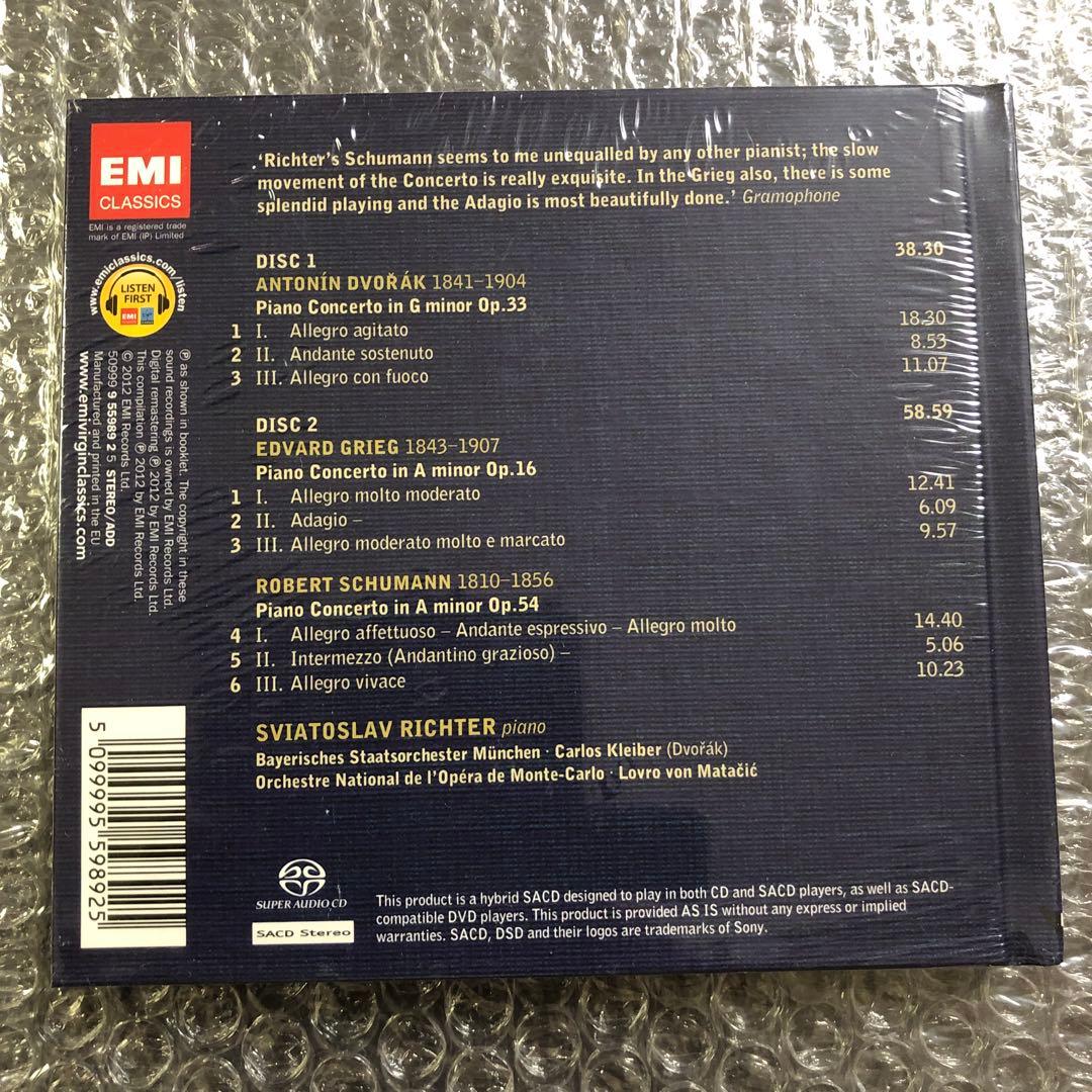 新品】廃盤/2SACD/リヒテル&クライバー マタチッチ ドヴォルザーク ピアノ