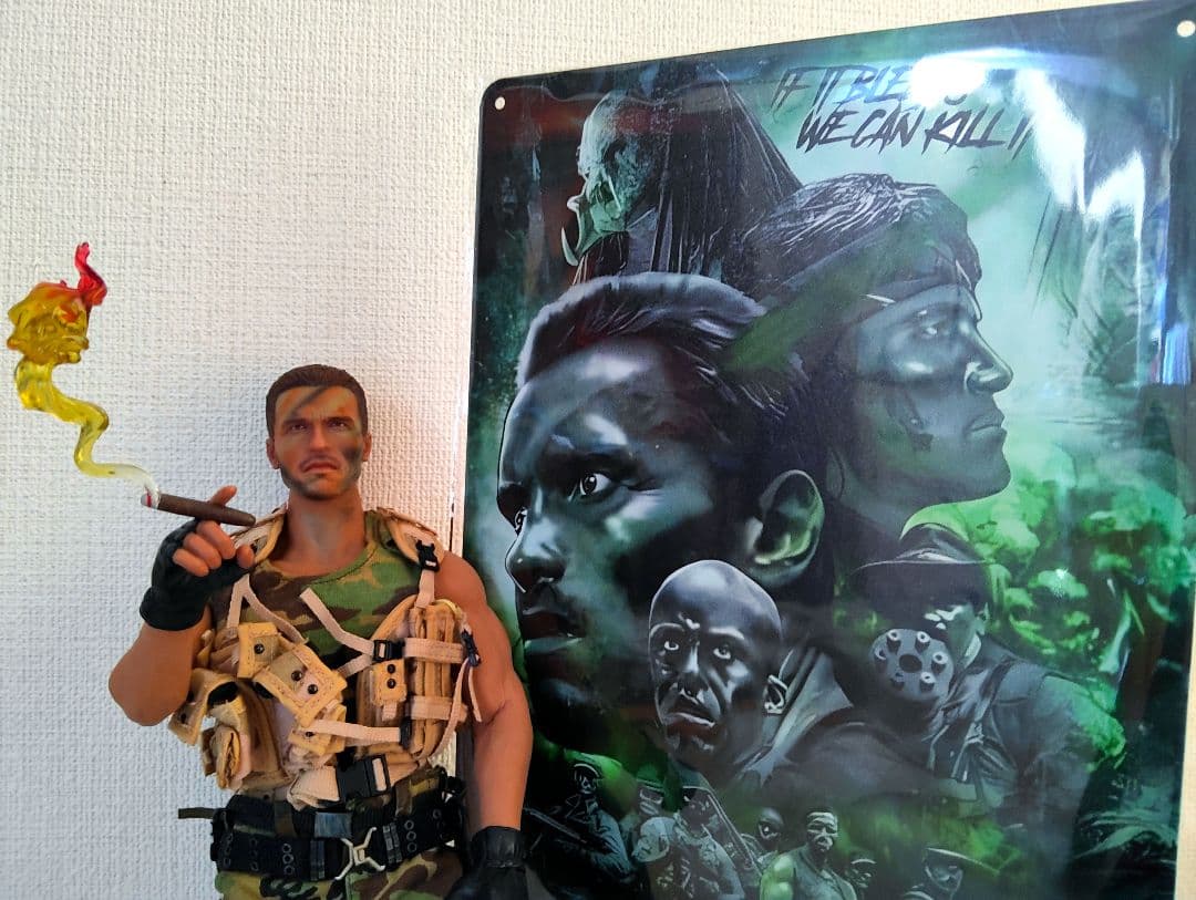 HOTToys.映画[プレデター:(ダッチ少佐)1/6]希少品!