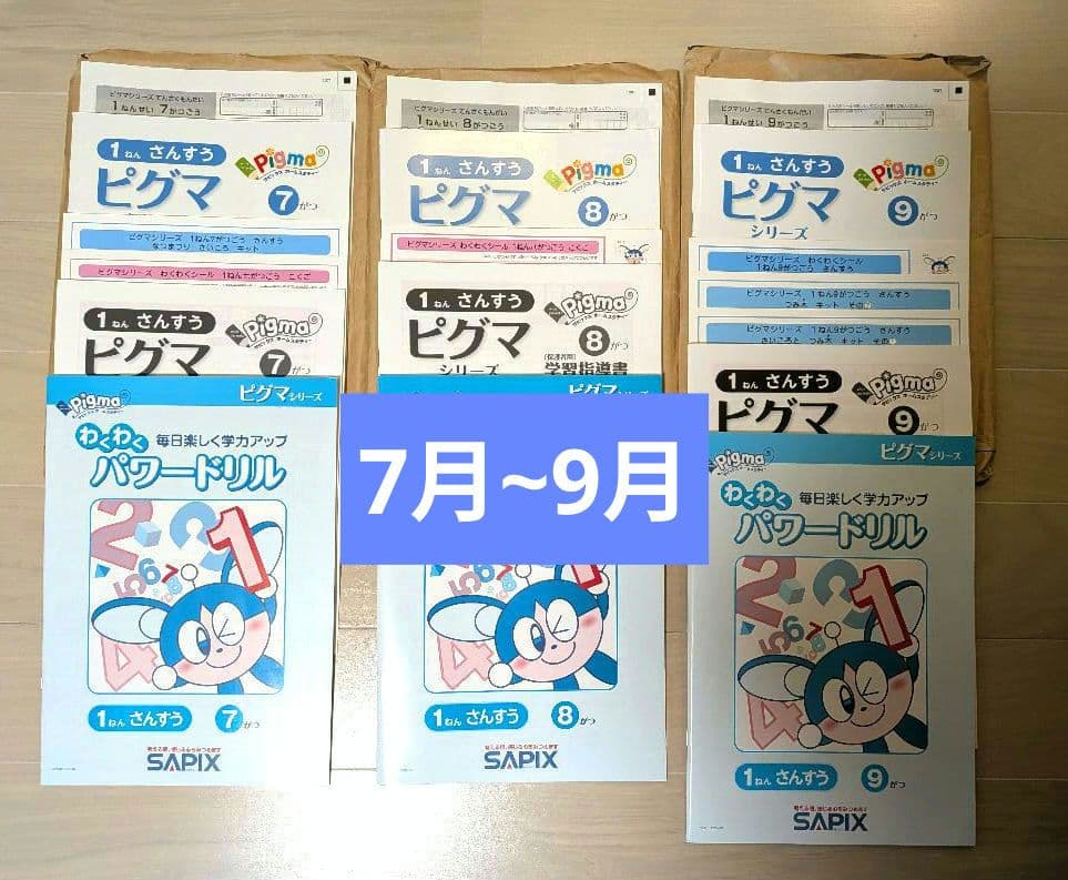 【最新版】サピックス　ピグマキッズ　小学1年生　1年分セット 書き込みなし