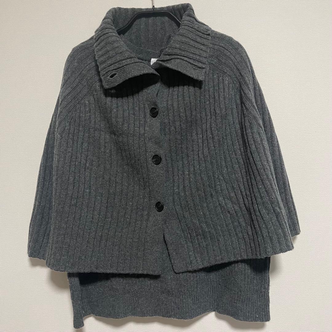 【美品】crewre ケープレイヤードVネックベスト ショート