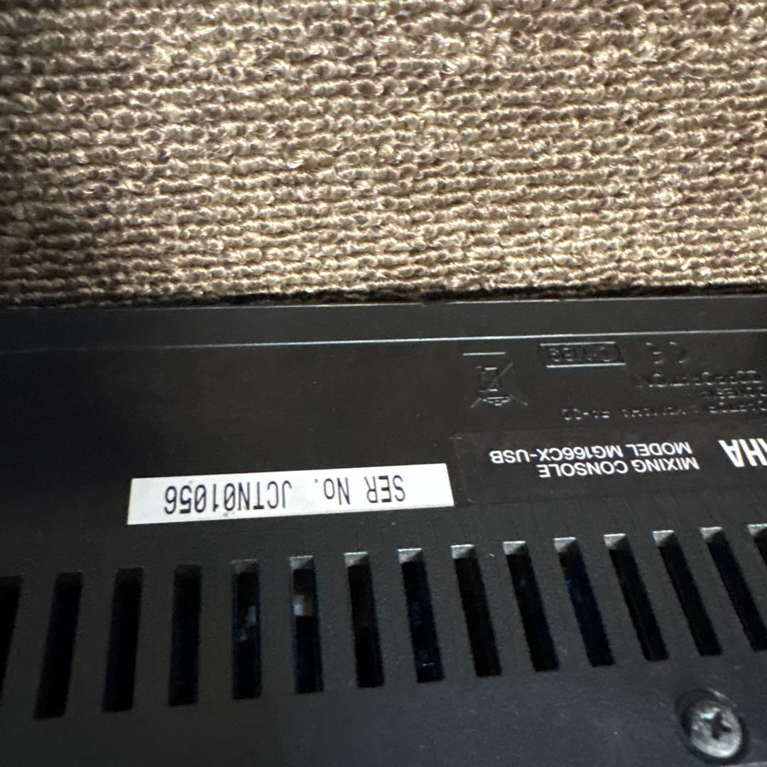 YAMAHA MG166CX-USB 一部つまみなし 動作確認済