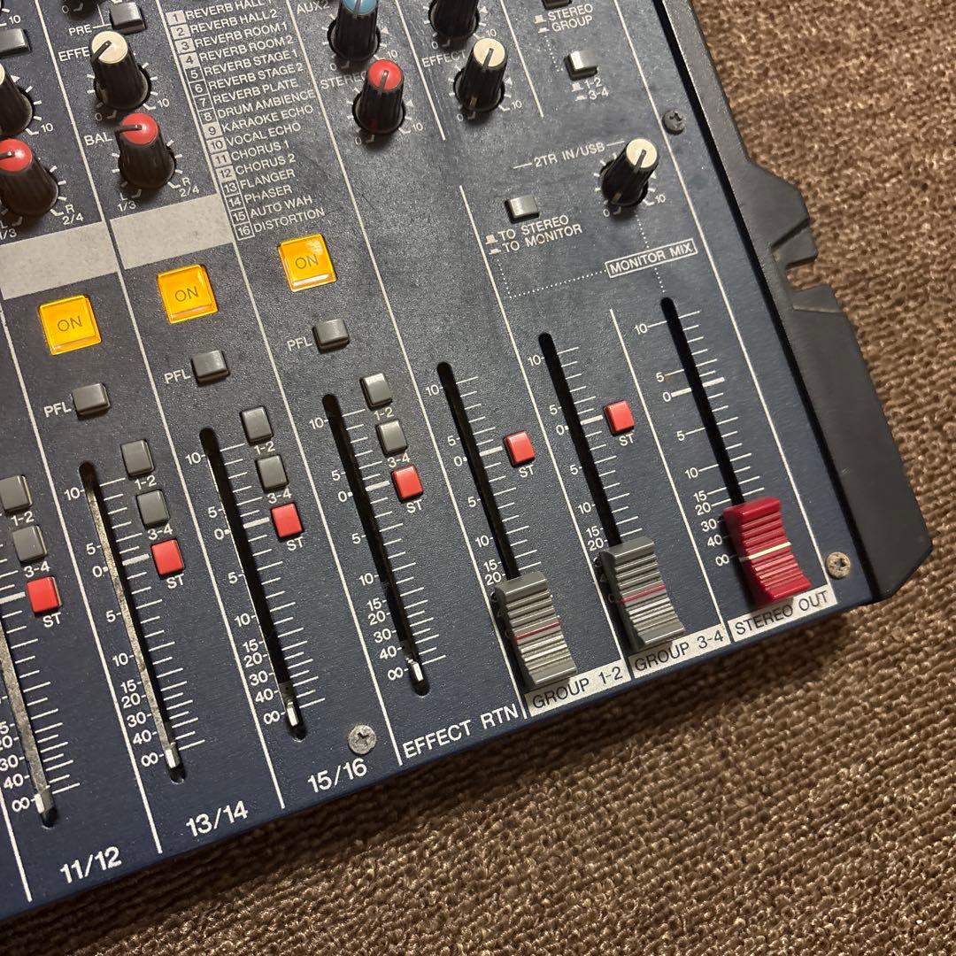 YAMAHA MG166CX-USB 一部つまみなし 動作確認済