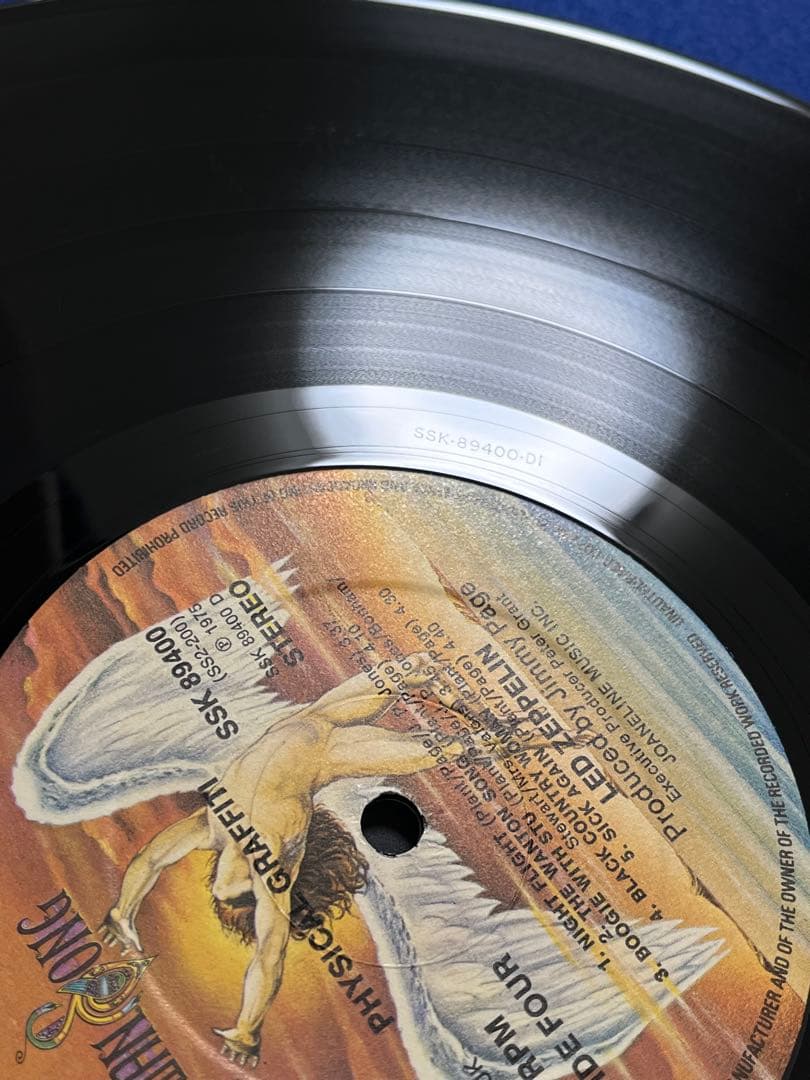 UKOrg レッドツェッペリン Physical Graffiti Wなし初版