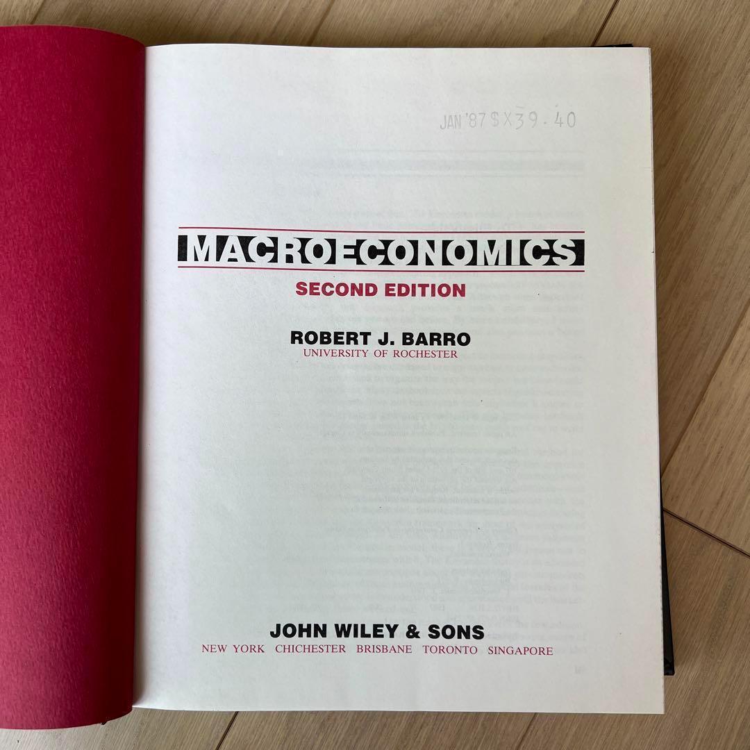 洋書 Macroeconomics Second Edition
