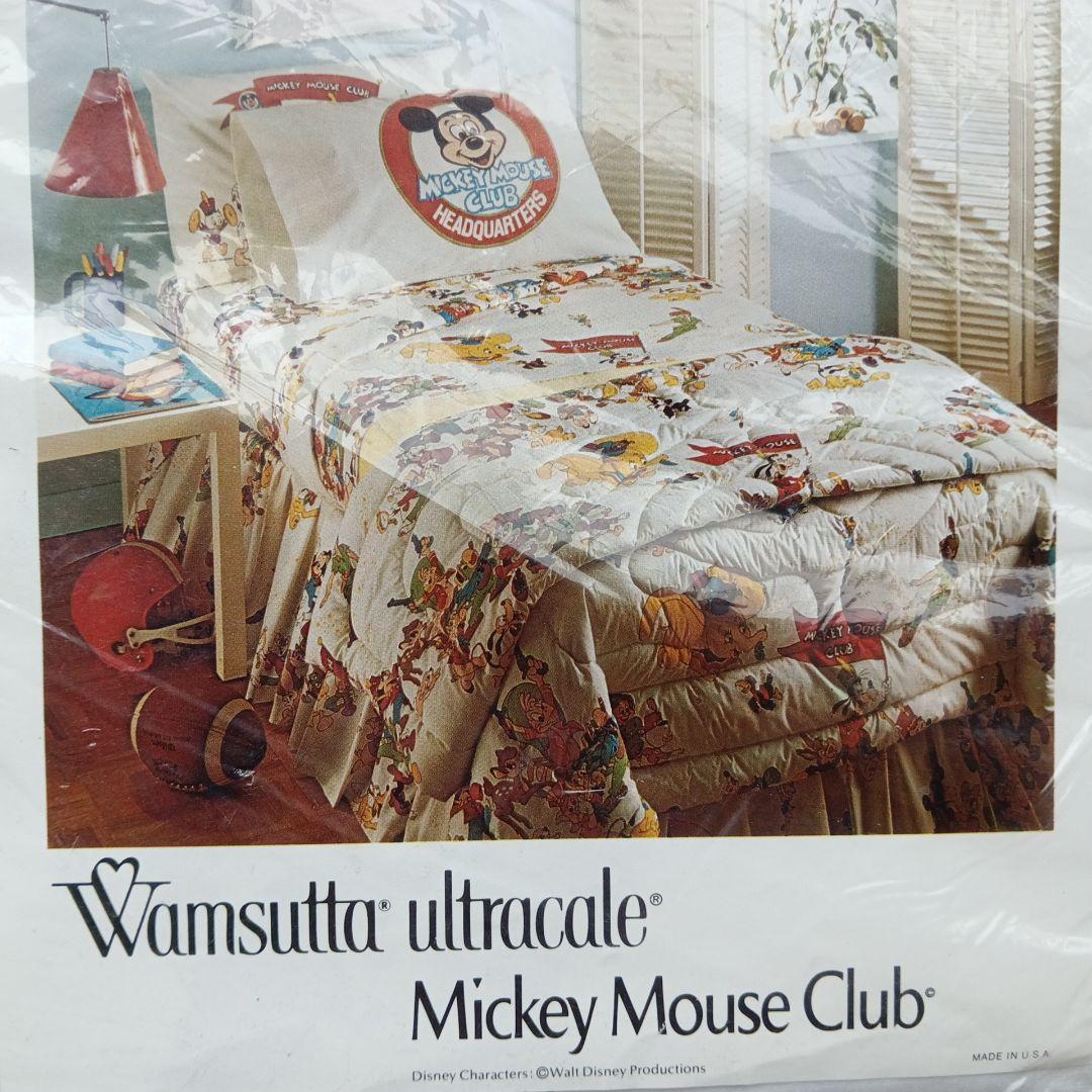 ベッドカバー　ディズニー　ビンテージ　Wamsutta