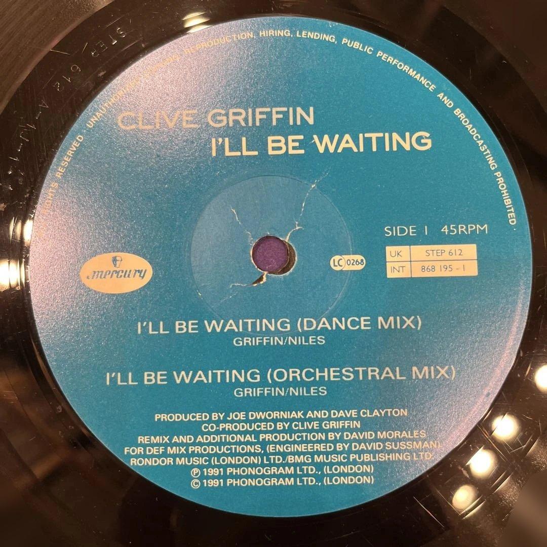 Clive Griffin I'll Be Waiting レコード