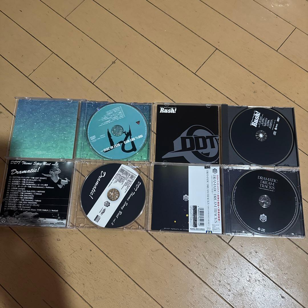 DDTプロレス　貴重　入場テーマ曲　CD 4種セット