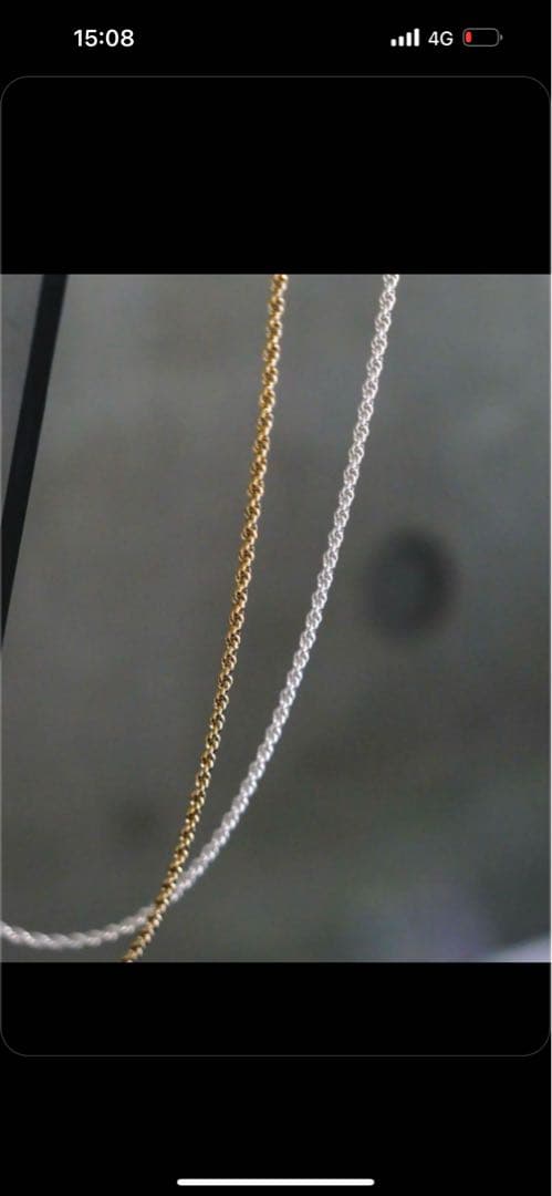 LURAKU Silver925 Short Necklaceシルバー925