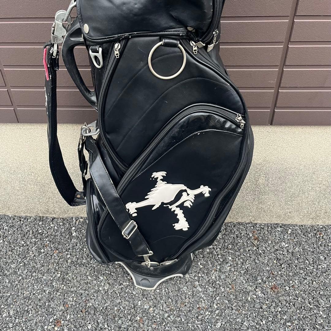 【大人気】OAKLEY オークリー SKULL キャディバッグ 3点式　ブラック