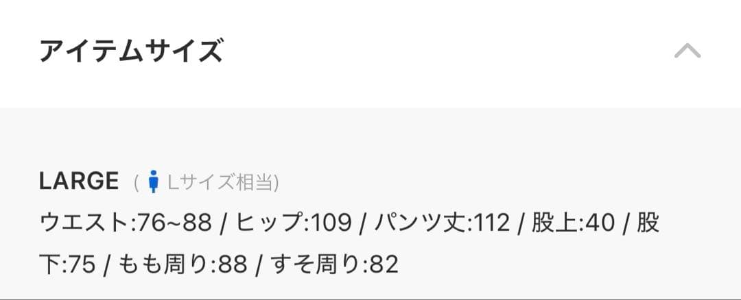 Ellno Loset Aran サテンJQドロストカーゴパンツ L ホワイト
