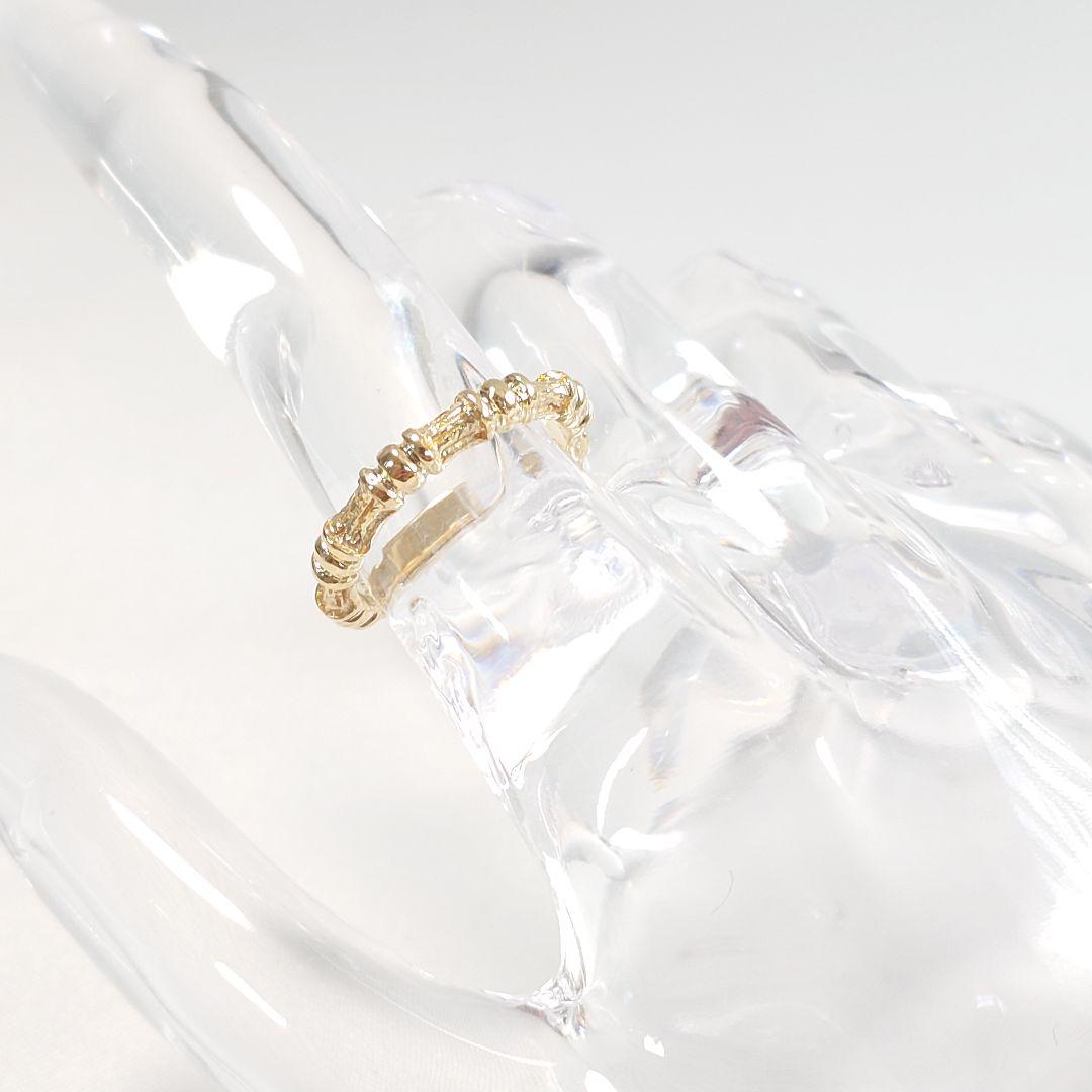 【希少】TIFFANY ティファニー K18 バンブーリング 9号 7092
