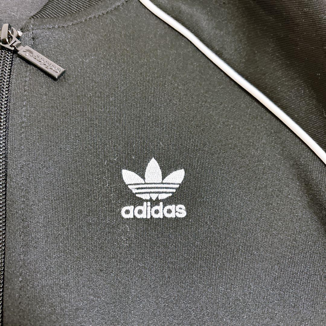 adidas ブラック ジャージ上下 セットアップ M/XS トラックジャケット