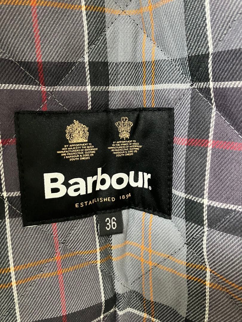 新品 Barbour キルティング ベスト size:36 バブアー
