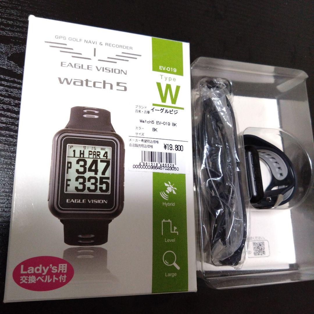 朝日ゴルフEAGLE VISION　watch 5 EV-019 ブラック