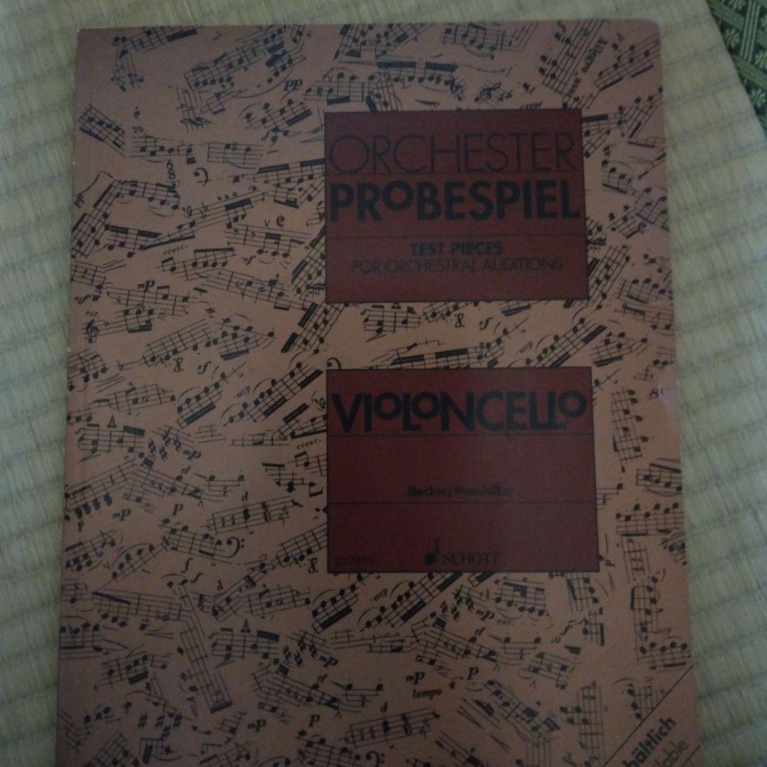 アート・デザイン・音楽 ORCHESTER PROBESPIEL VIOLONCELLO