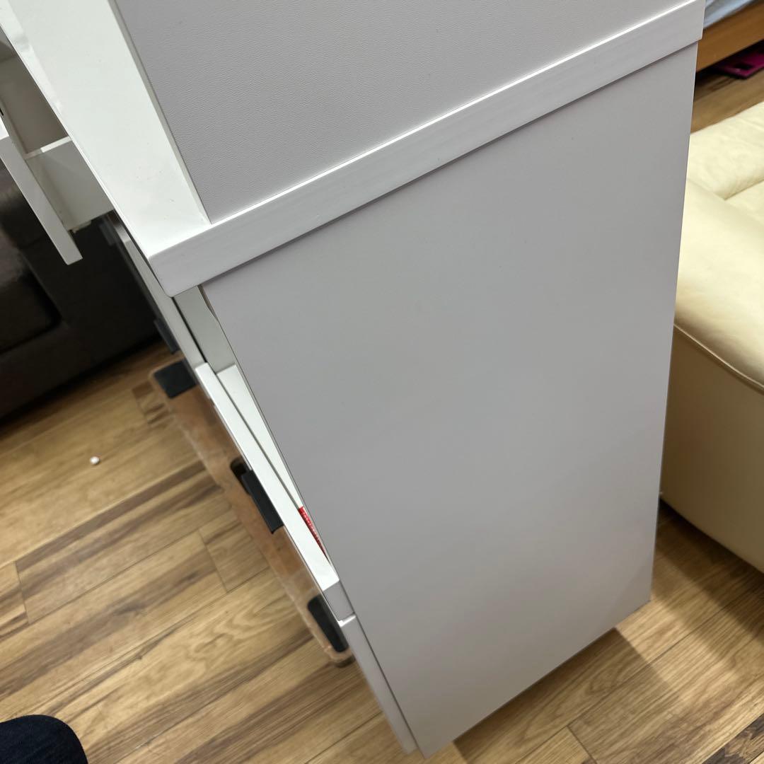 美品　希少ホワイト　ニトリ　キッチンボード　エトナ120KB