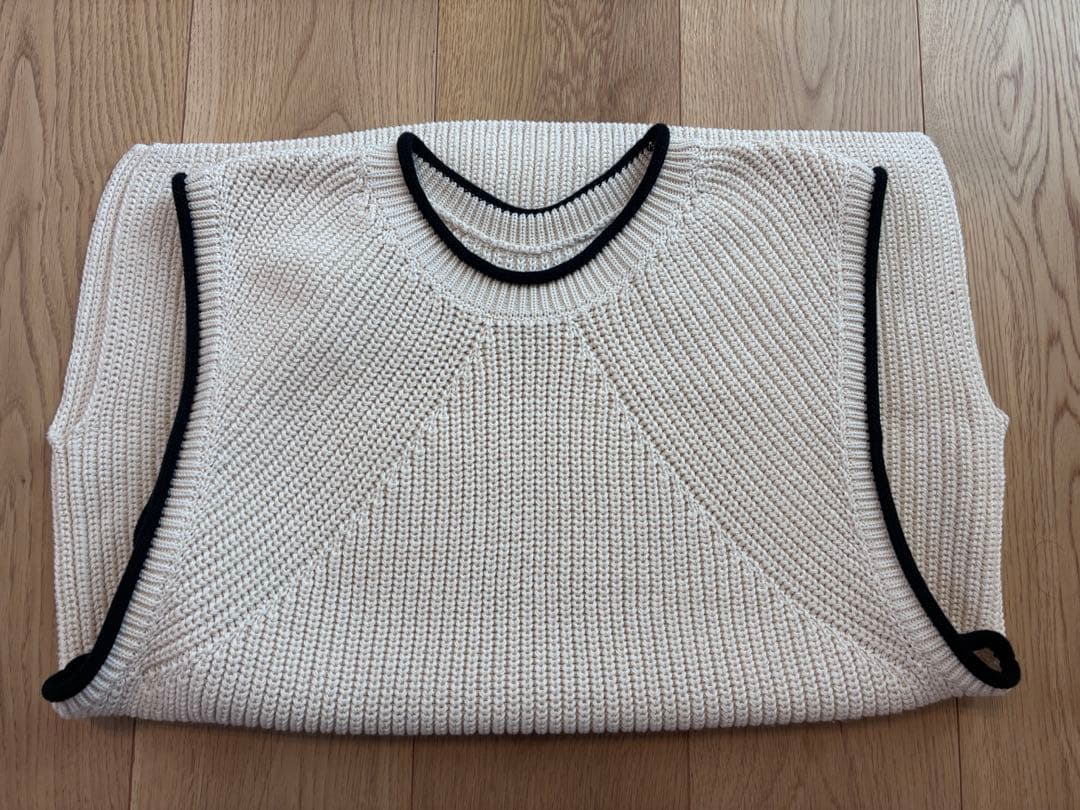 UNITED ARROWS 【別注】BATONER GIZAコットンニットベスト