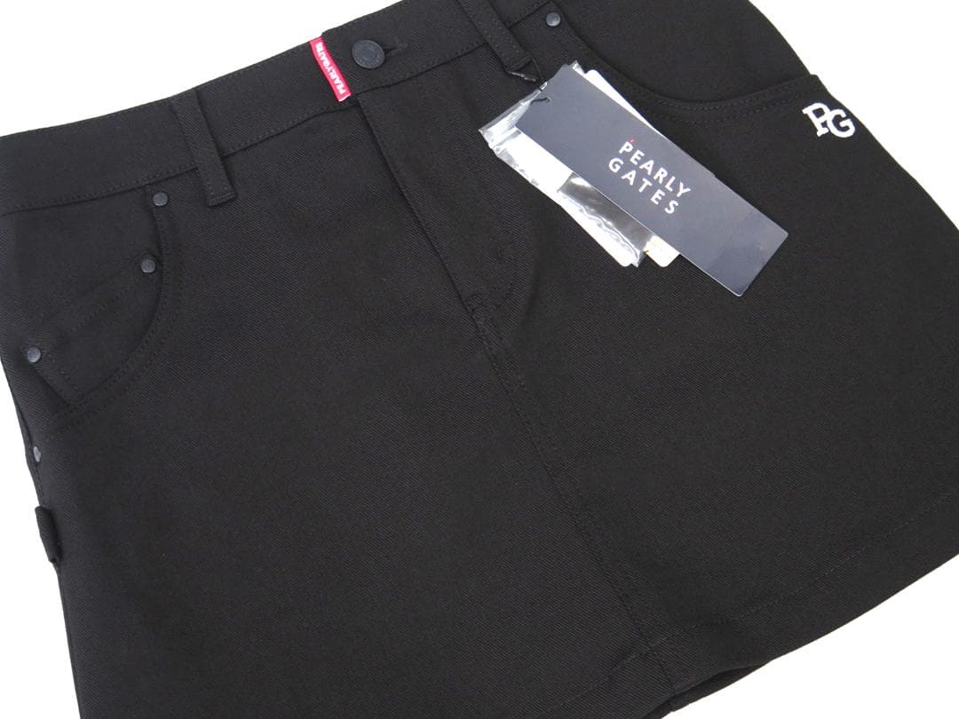 新品● パーリーゲイツ ●カルゼ素材　ハイパワーストレッチ素材 スカート　S