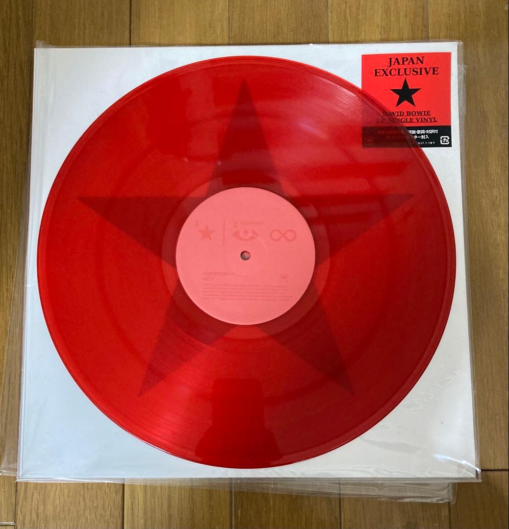 Blackstar日本限定DAVID BOWIEレコードJapan Red