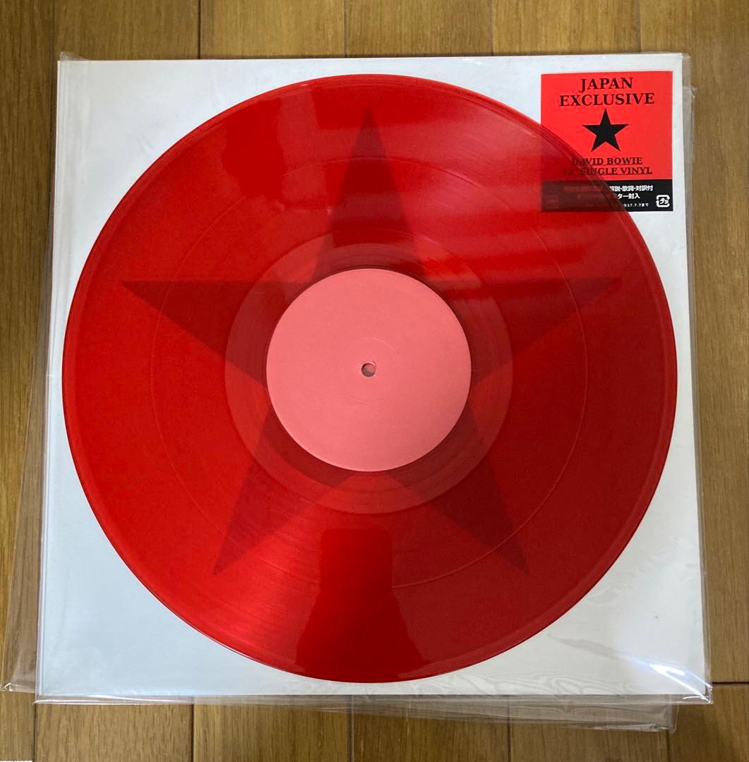 Blackstar日本限定DAVID BOWIEレコードJapan Red