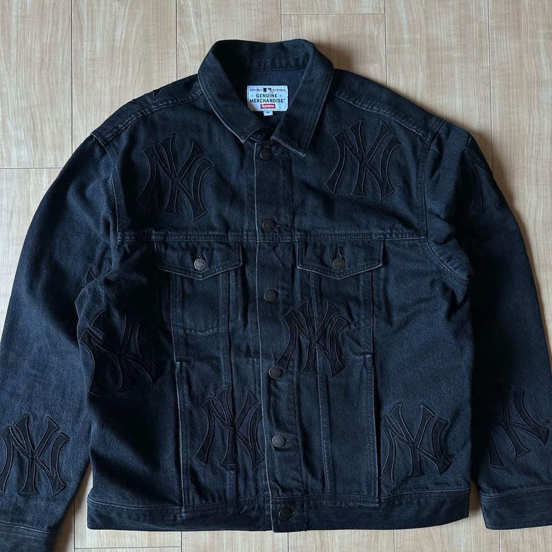 ジャケット・アウター Supreme New York Yankees Denim Jacket M