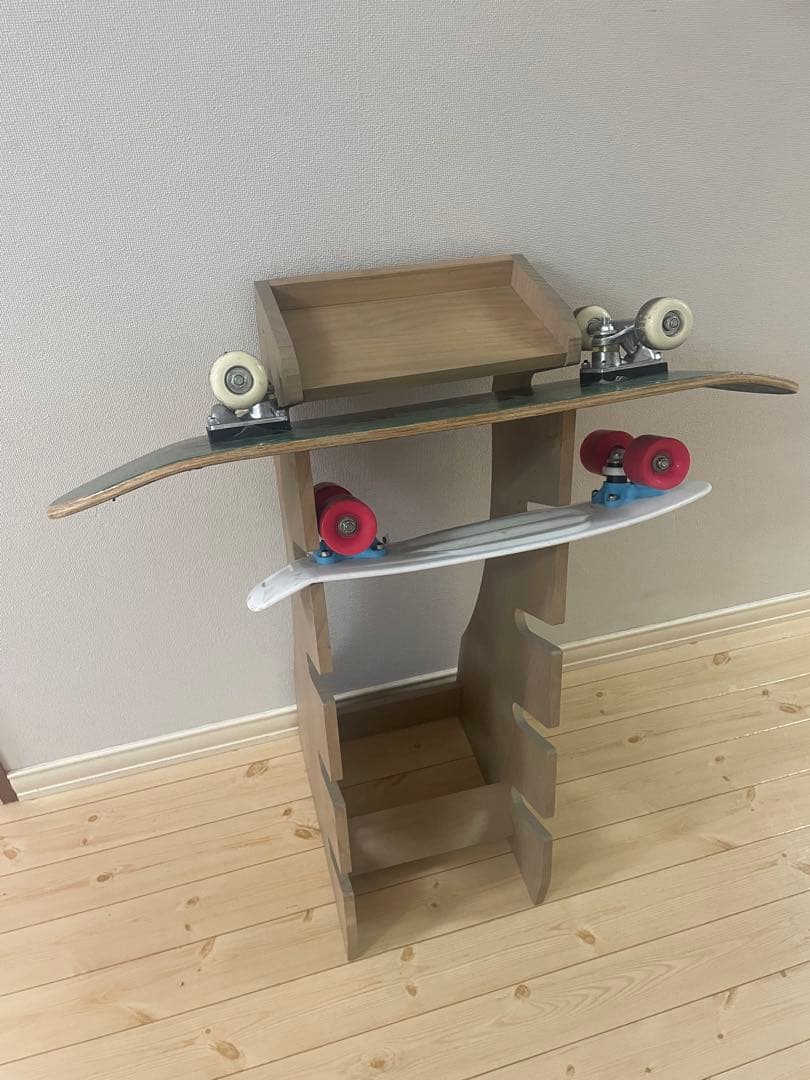 スケートボードスタンド 収納2枚