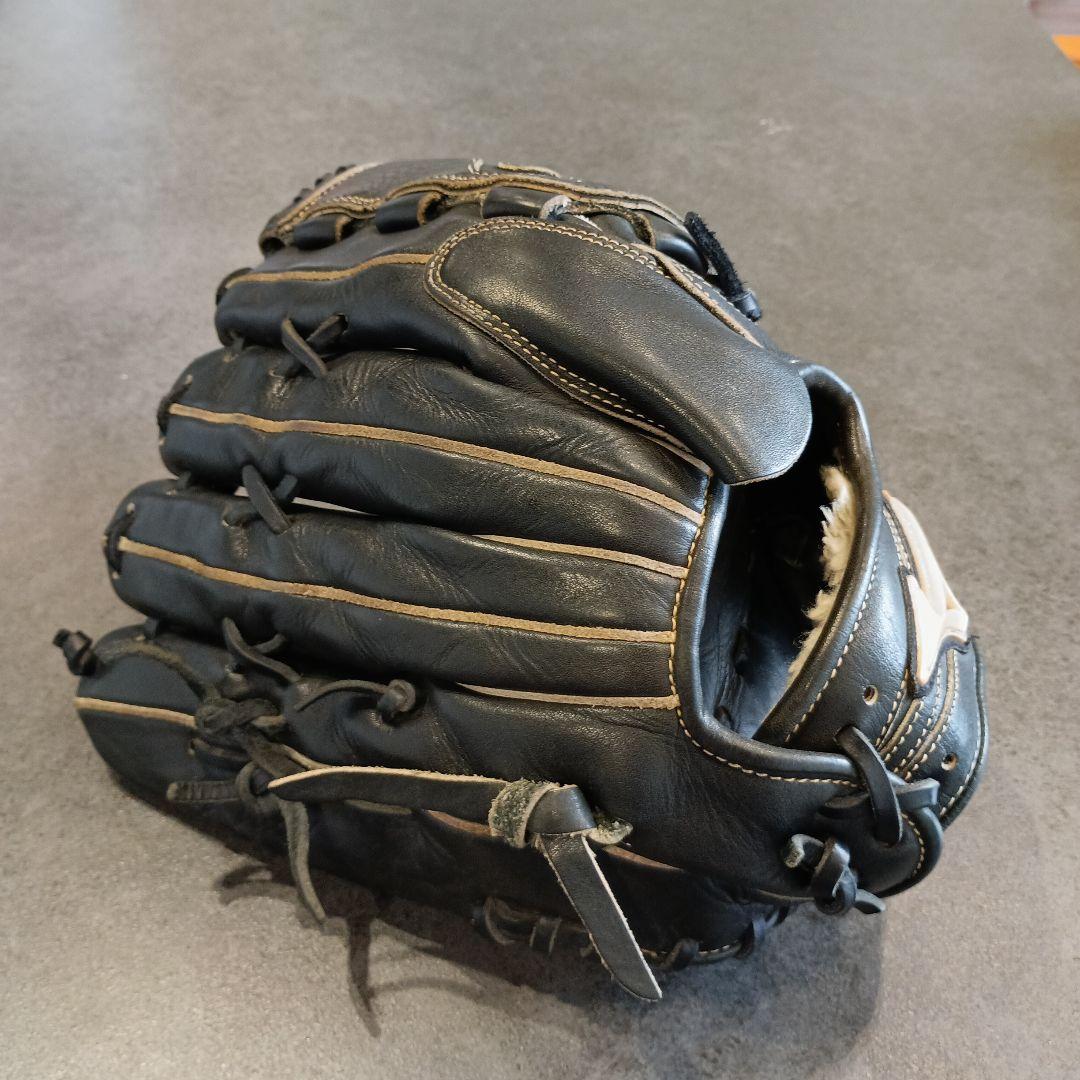 Mizuno グローバルエリート　軟式用グローブ ブラック　袋付