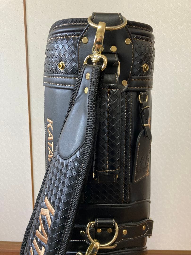 【美品】　カタナゴルフ　キャディバッグ　KATANA黒フード付き