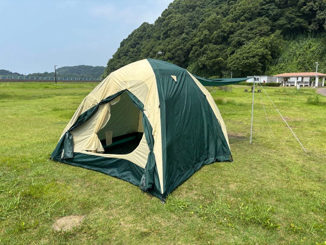 stein.zeit★かんたん設営‼️ワンタッチ大型ドームテント‼️〜4人用