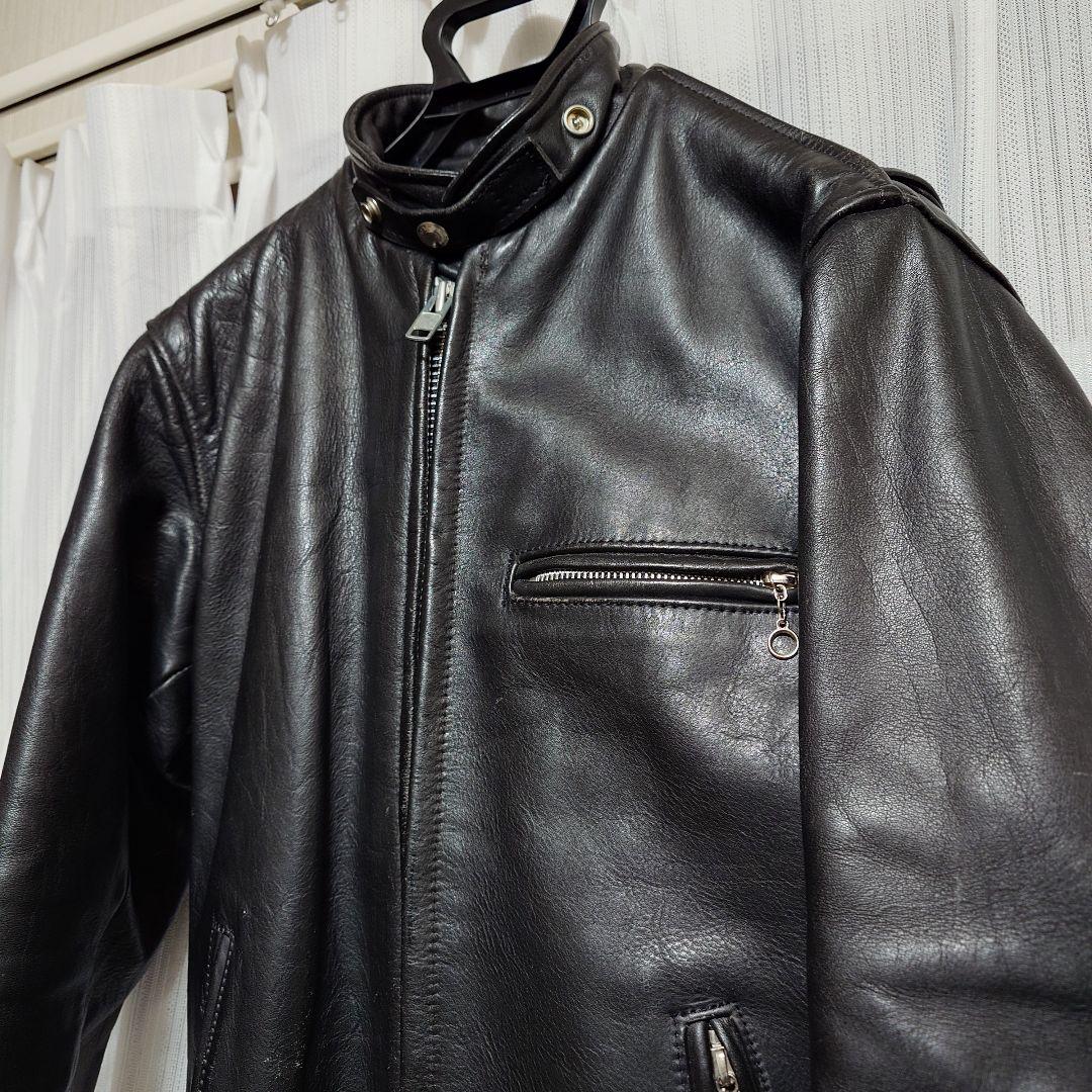 SCHOTT 641 ライナー付 サイズ34 シングル ライダースジャケット