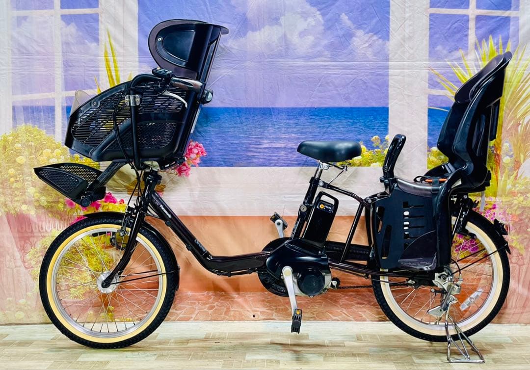 人気モデル！ギュット⭐️12AHパナソニック子供乗せ電動アシスト自転車Y3595