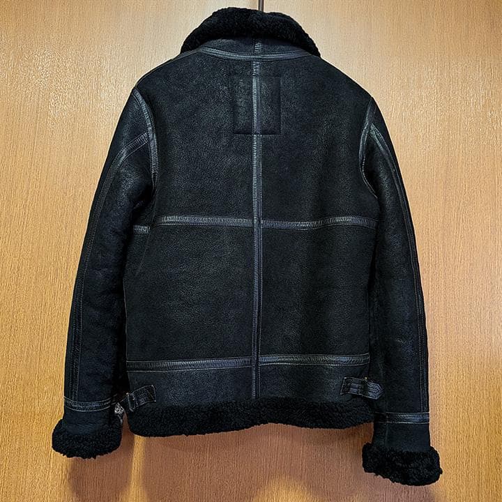 ALPHA INDUSTRIES B-3リアル羊革ムートンジャケット M