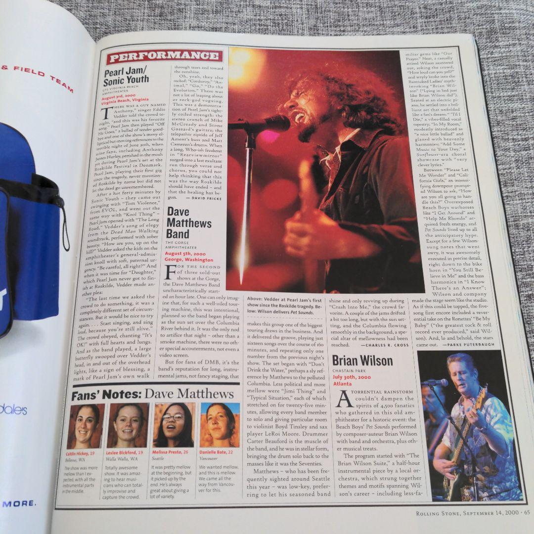 その他 Rolling Stone september 2000 Gisele