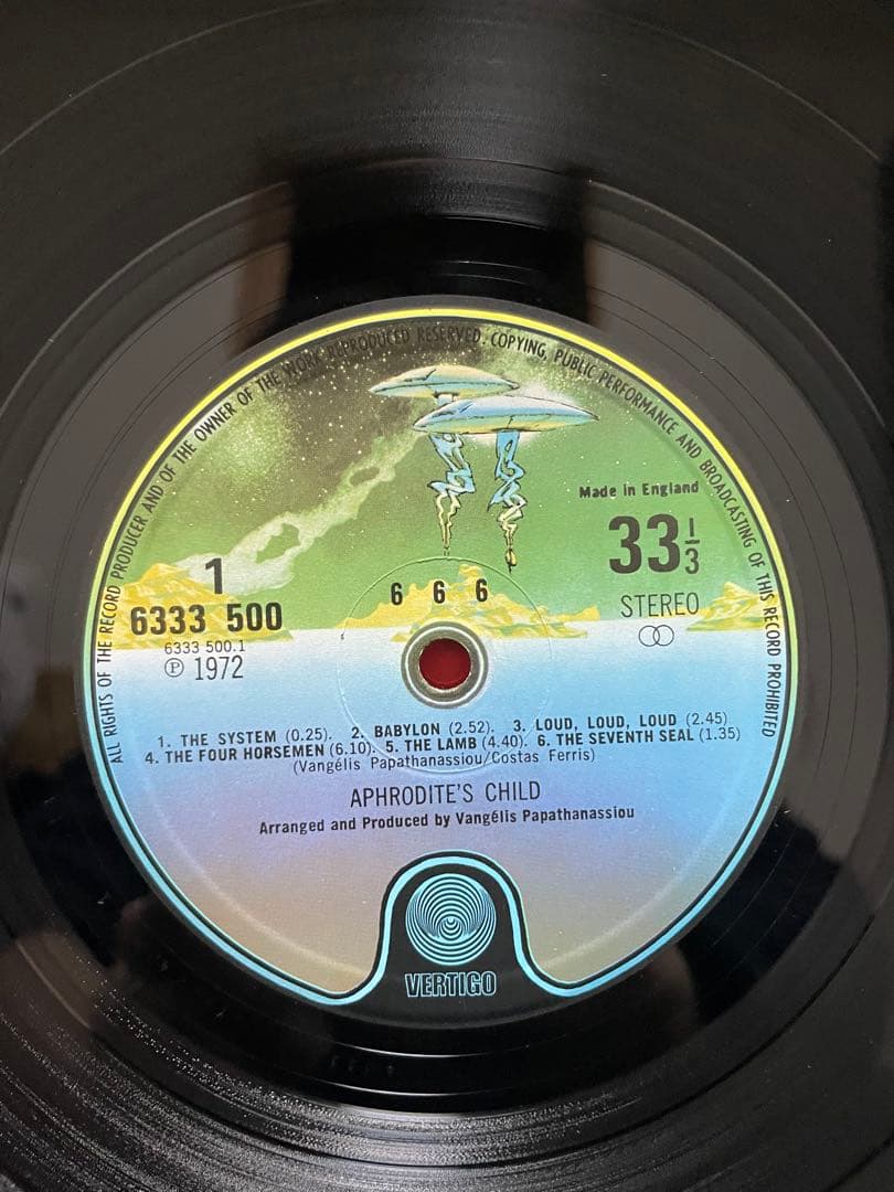 Aphrodite's Child 666 レコード