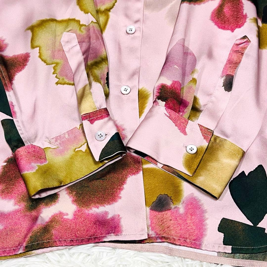 美品✨ ポールスミス マーシュマリーゴールド花柄長袖シャツ 大きいサイズ2XL