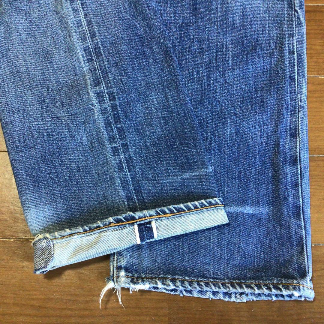 ◇98年USA製リーバイス501XX ビッグE 赤耳 W33 股下82cm 復刻