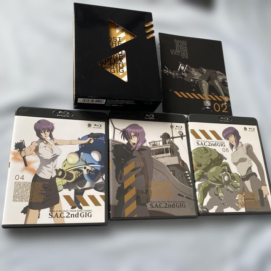 攻殻機動隊 S.A.C.2nd GIG Blu-ray 01&02