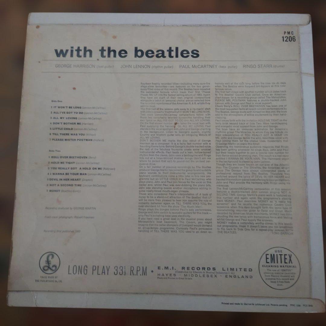 UK1stラウドカットThe Beatles with the beatles