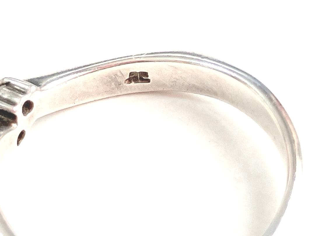ミ*ま様 天然ダイヤモンドリング 0.04ct 950S 刻印 細見え♡リング♡