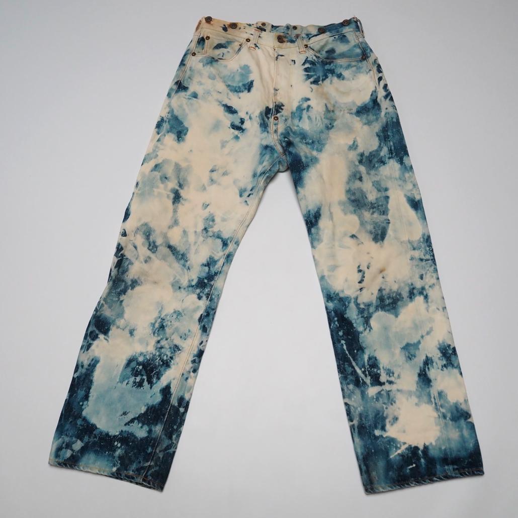 一点物 BOWERY BLUE MAKERS ブリーチデニムセットアップ