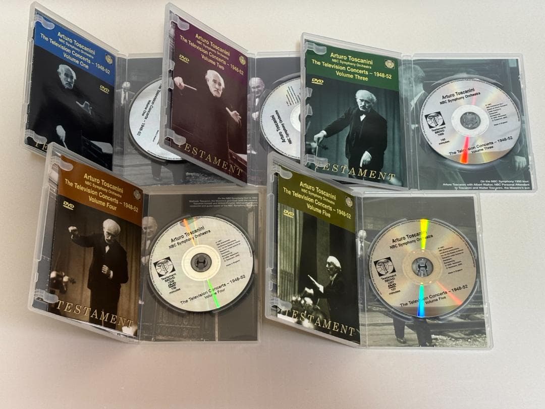 ５DVD◇アルトゥーロ・トスカニーニ TVコンサート DVDコレクション