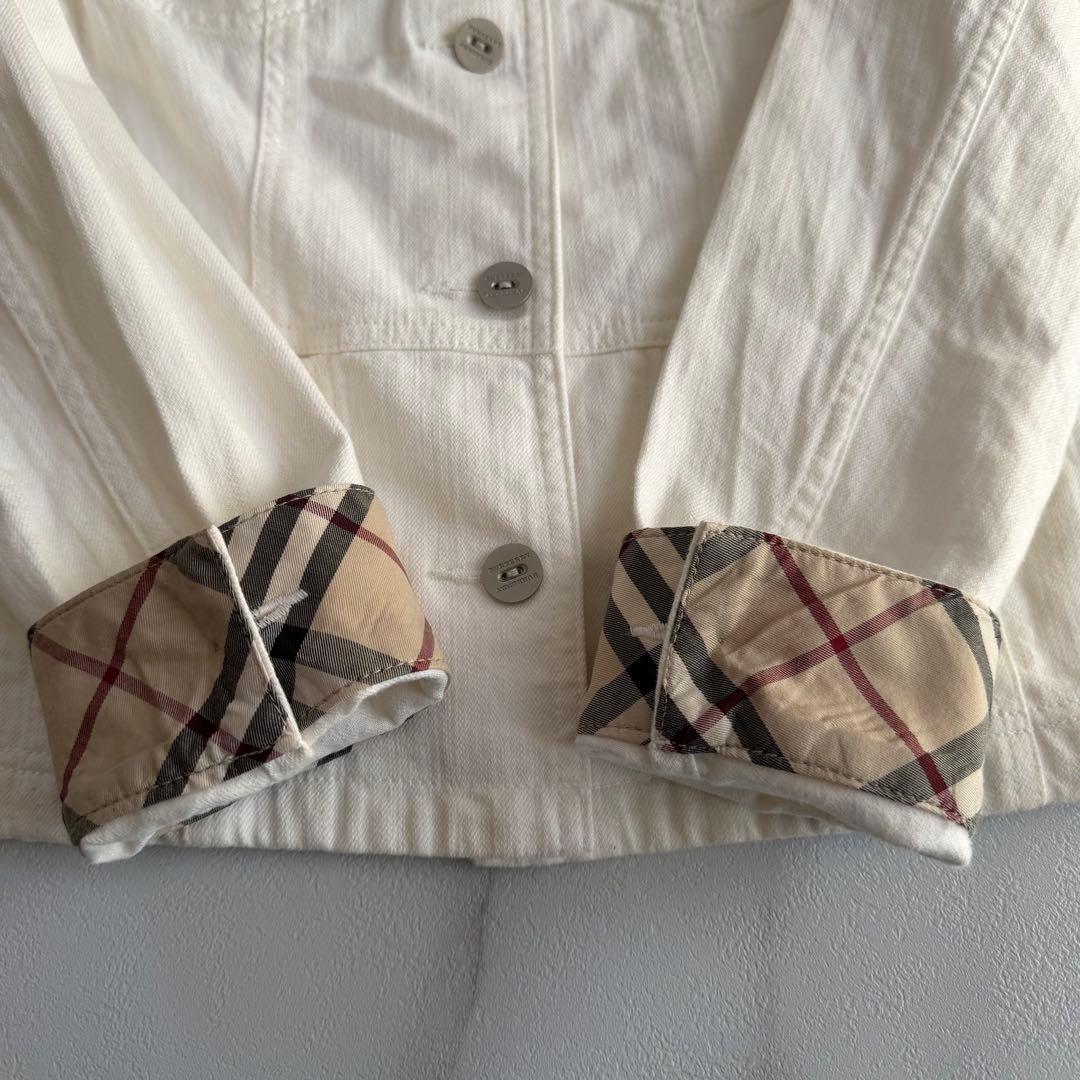 希少 BURBERRY LONDON ノバチェック デニム ジャケット